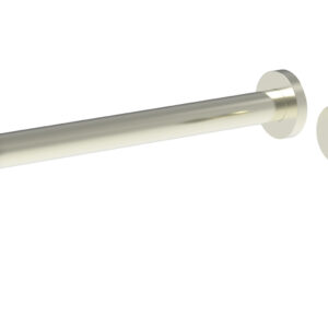Phylrich Basic II 12″ Single Handle Wall Lavatory Set – Knurled Handle 230-18-12 – Satin Nickel