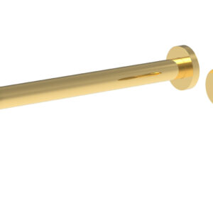 Phylrich Basic II 12″ Single Handle Wall Lavatory Set – Knurled Handle 230-18-12 – Polished Gold