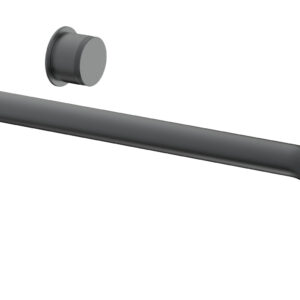 Phylrich Basic II 14″ Single Handle Wall Lavatory Set – Knurled Handle 230-18-14 – Gun Metal