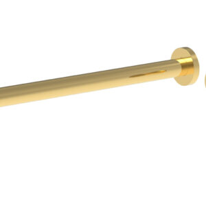 Phylrich Basic II 14″ Single Handle Wall Lavatory Set – Knurled Handle 230-18-14 – Polished Gold