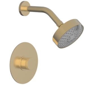 Phylrich BASIC II Pressure Balance Shower Set 230-21 – Satin Brass