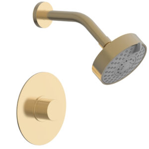 Phylrich BASIC II Pressure Balance Shower Set 230-22 – Satin Brass