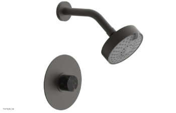 Phylrich BASIC II Pressure Balance Shower Set - Black Marble 230-23 - Oil Rubbed Bronze