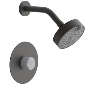 Phylrich BASIC II Pressure Balance Shower Set – White Marble 230-23 – Oil Rubbed Bronze