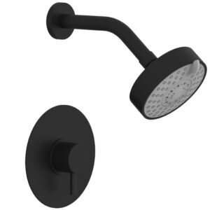 Phylrich BASIC II Pressure Balance Shower Set 230-24 – Matte Black