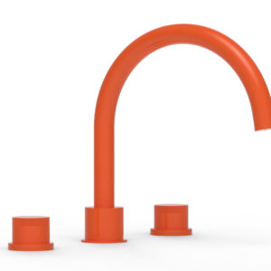 Phylrich BASIC II Deck Tub Set 230-40 – Orange