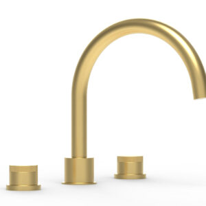 Phylrich BASIC II Deck Tub Set 230-40 – Burnished Gold