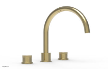Phylrich BASIC II Deck Tub Set 230-40 - Polished Brass Uncoated