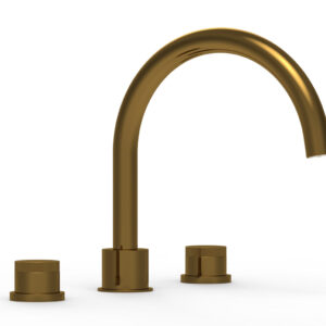 Phylrich BASIC II Deck Tub Set 230-40 – French Brass