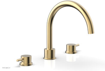 Phylrich BASIC II Deck Tub Set 230-43 - Satin Brass