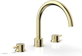 Phylrich BASIC II Deck Tub Set 230-43 - Polished Brass