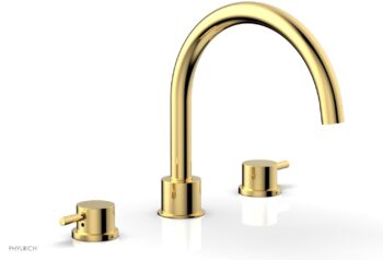 Phylrich BASIC II Deck Tub Set 230-43 - Polished Gold