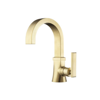 Isenberg Single Hole Bathroom Faucet In Satin Brass