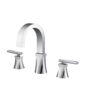 Isenberg Three Hole 8″ Widespread Two Handle Bathroom Faucet In Chrome