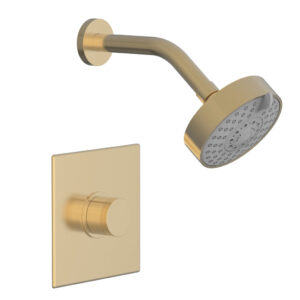 Phylrich BASIC II Pressure Balance Shower Set 230S-21 – Satin Brass