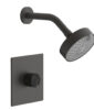 Phylrich BASIC II Pressure Balance Shower Set – Black Marble Handle 230S-23 – Oil Rubbed Bronze