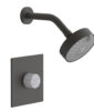 Phylrich BASIC II Pressure Balance Shower Set – White Marble Handle 230S-23 – Oil Rubbed Bronze