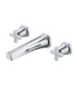Isenberg Two Handle Wall Mounted Bathroom Faucet In Chrome