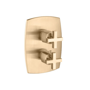 Isenberg Trim For Thermostatic Valve In Brushed Bronze