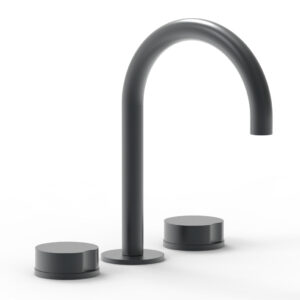 Phylrich CIRC – Widespread Faucet – High Spout 250-01 – Gun Metal