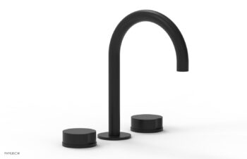 Phylrich CIRC - Widespread Faucet - High Spout 250-01 - Matte Black
