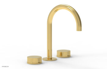 Phylrich CIRC - Widespread Faucet - High Spout 250-01 - Polished Gold
