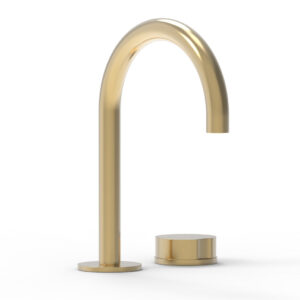 Phylrich CIRC – Single Handle Faucet – High Spout 250-04 – Satin Brass