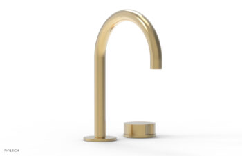 Phylrich CIRC - Single Handle Faucet - High Spout 250-04 - Satin Brass