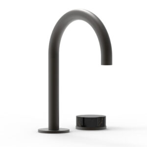 Phylrich CIRC – Single Handle Faucet – High Spout, Marble Handles 250-06 – Oil Rubbed Bronze