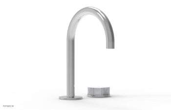 Phylrich CIRC - Single Handle Faucet - High Spout, Marble Handles 250-06 - Polished Chrome