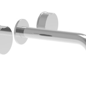 Phylrich CIRC – Wall Lavatory Set 250-11 – Polished Chrome