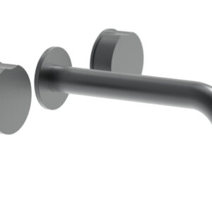 Phylrich CIRC – Wall Lavatory Set 250-11 – Gun Metal