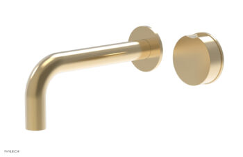 Phylrich CIRC - Single Handle Wall Lavatory Set 250-15 - Satin Brass