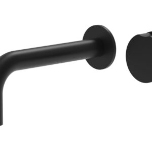 Phylrich CIRC – Single Handle Wall Lavatory Set 250-15 – Matte Black