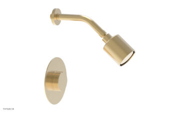 Phylrich CIRC - Pressure Balance Shower Set - Round Handle 250-21 - Satin Brass