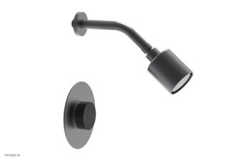 Phylrich CIRC - Pressure Balance Shower Set - Black Marble Handle 250-23 - Gun Metal