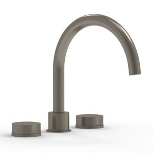 Phylrich CIRC – Deck Tub Set – High Spout Round Handles 250-40 – Pewter