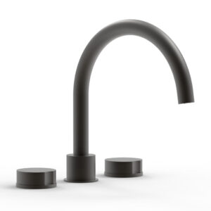 Phylrich CIRC – Deck Tub Set – High Spout Round Handles 250-40 – Oil Rubbed Bronze