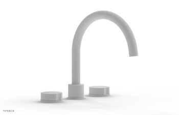 Phylrich CIRC - Deck Tub Set - High Spout Round Handles 250-40 - Satin White
