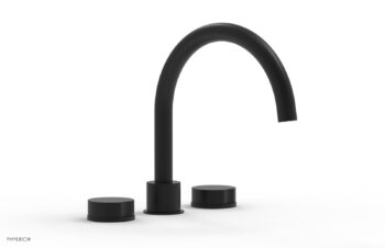 Phylrich CIRC - Deck Tub Set - High Spout Round Handles 250-40 - Matte Black