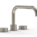 Phylrich CIRC - Deck Tub Set - Low Spout Round Handles 250L-40 - Polished Nickel