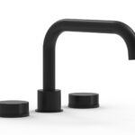 Phylrich CIRC - Deck Tub Set - Low Spout Round Handles 250L-40 - Matte Black