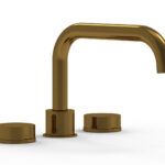 Phylrich CIRC - Deck Tub Set - Low Spout Round Handles 250L-40 - French Brass