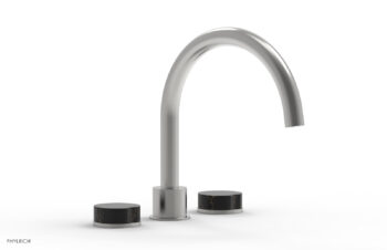 Phylrich CIRC - Deck Tub Set - High Spout Marble Handles 250-42 - Satin Chrome