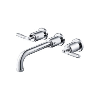 Isenberg Two Handle Wall Mounted Bathroom Faucet In Chrome