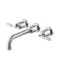 Isenberg Two Handle Wall Mounted Bathroom Faucet In Chrome
