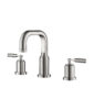 Isenberg Three Hole 8″ Widespread Two Handle Bathroom Faucet In Brushed Nickel