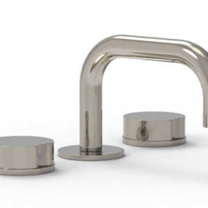 Phylrich CIRC – Widespread Faucet – Low Spout 250L-01 – Polished Nickel