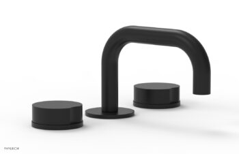 Phylrich CIRC - Widespread Faucet - Low Spout 250L-01 - Matte Black