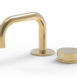 Phylrich CIRC – Single Handle Faucet – Low Spout 250L-04 – Satin Brass